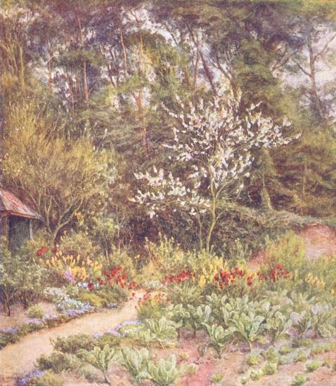 In the Kitchen Garden, Farringford